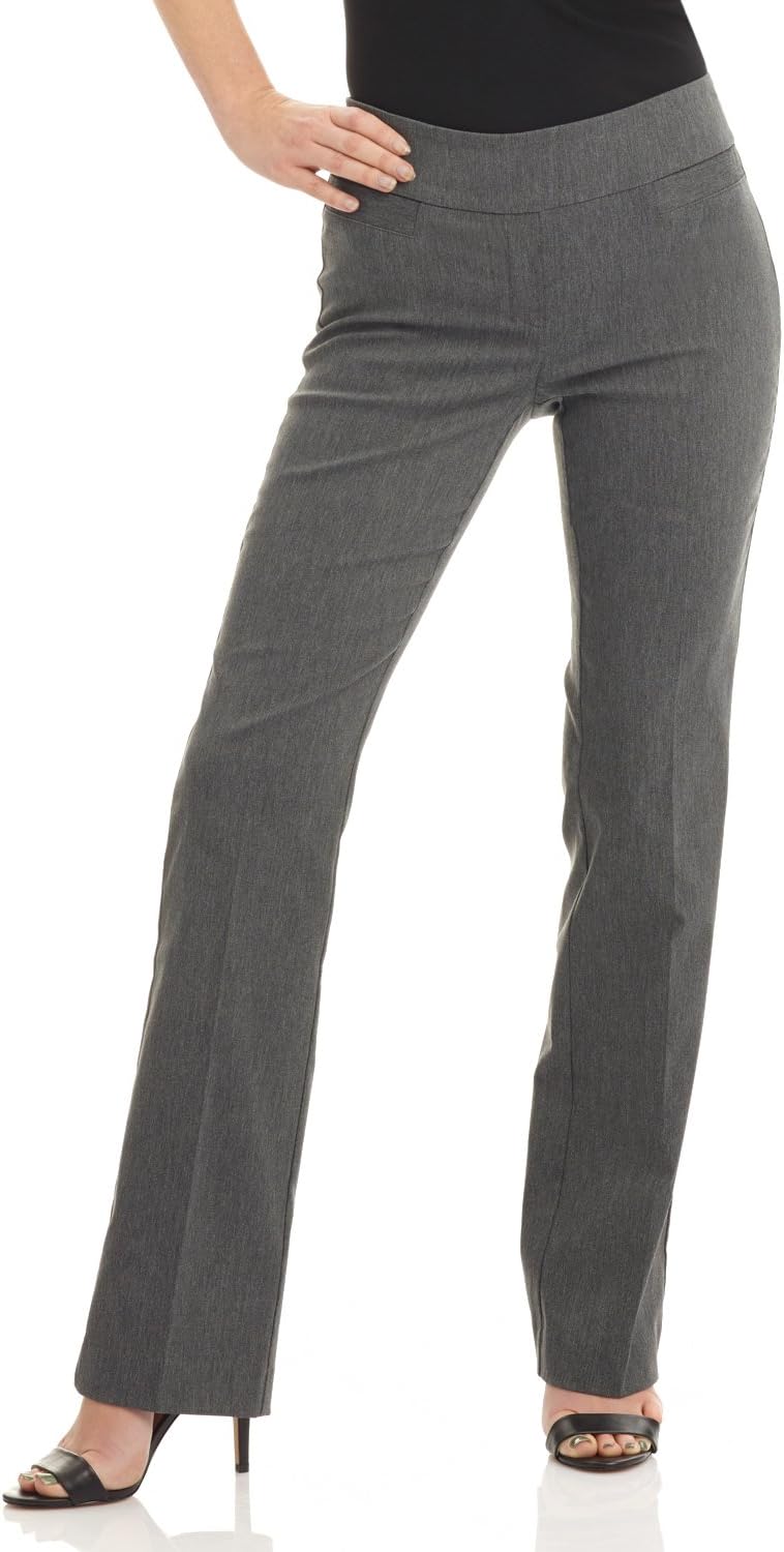 Rekucci Womens Ease into Comfort Bootcut Pant for Everyday Wear