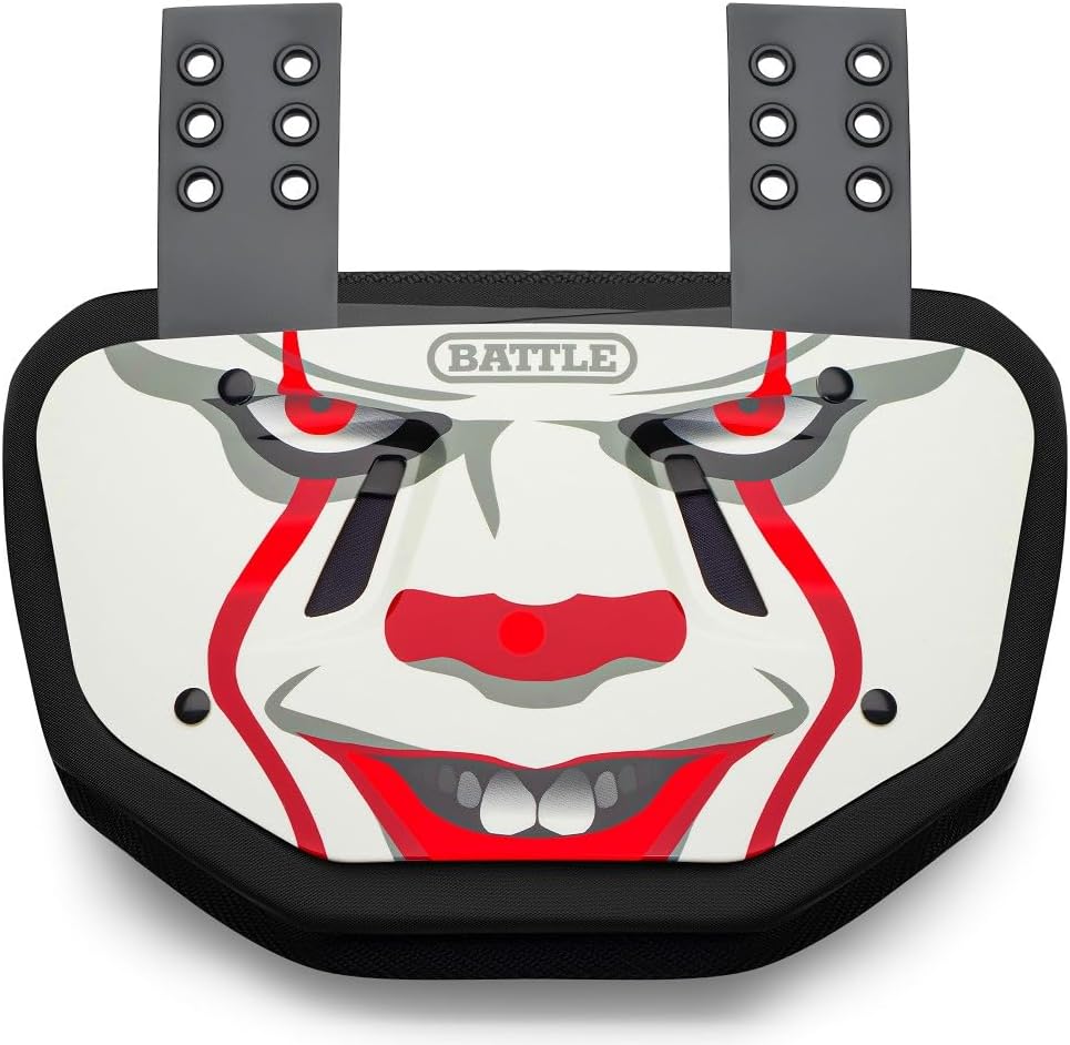 Battle Sports Novelty Football Back Plate for Youth and Adults
