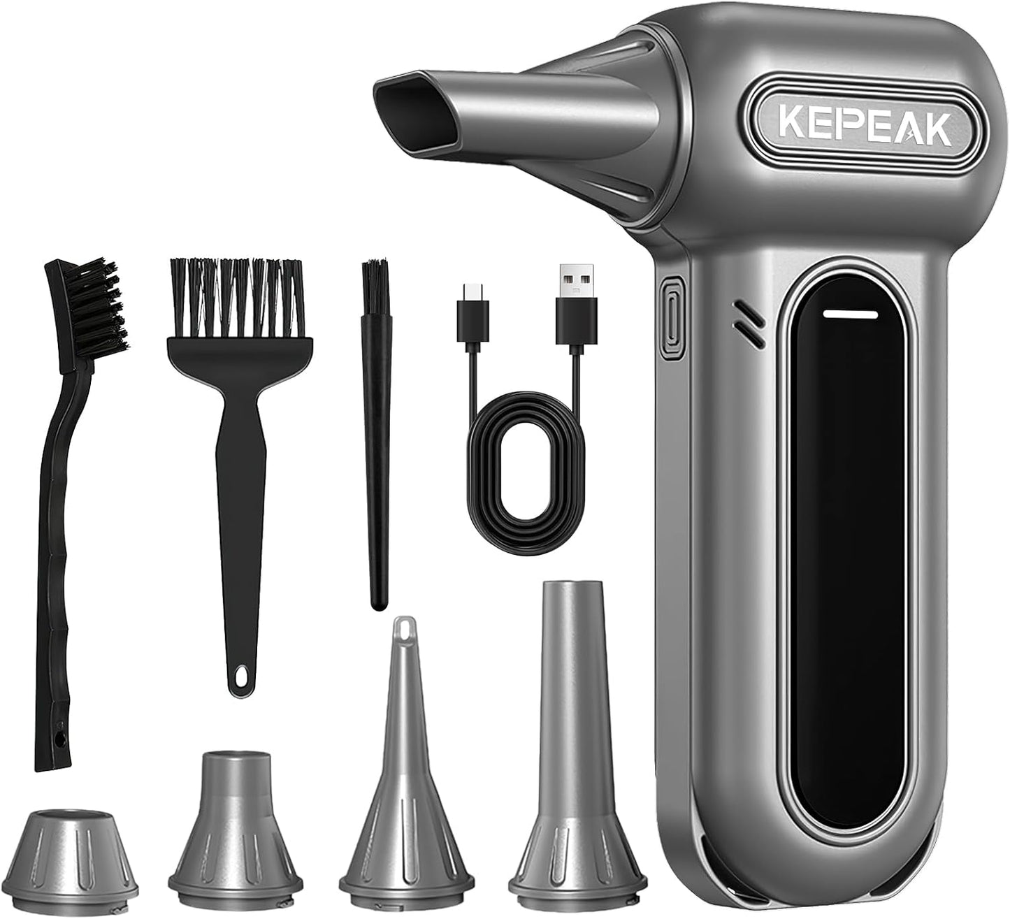 KEPEAK Electric Compressed Air Duster for Efficient Cleaning
