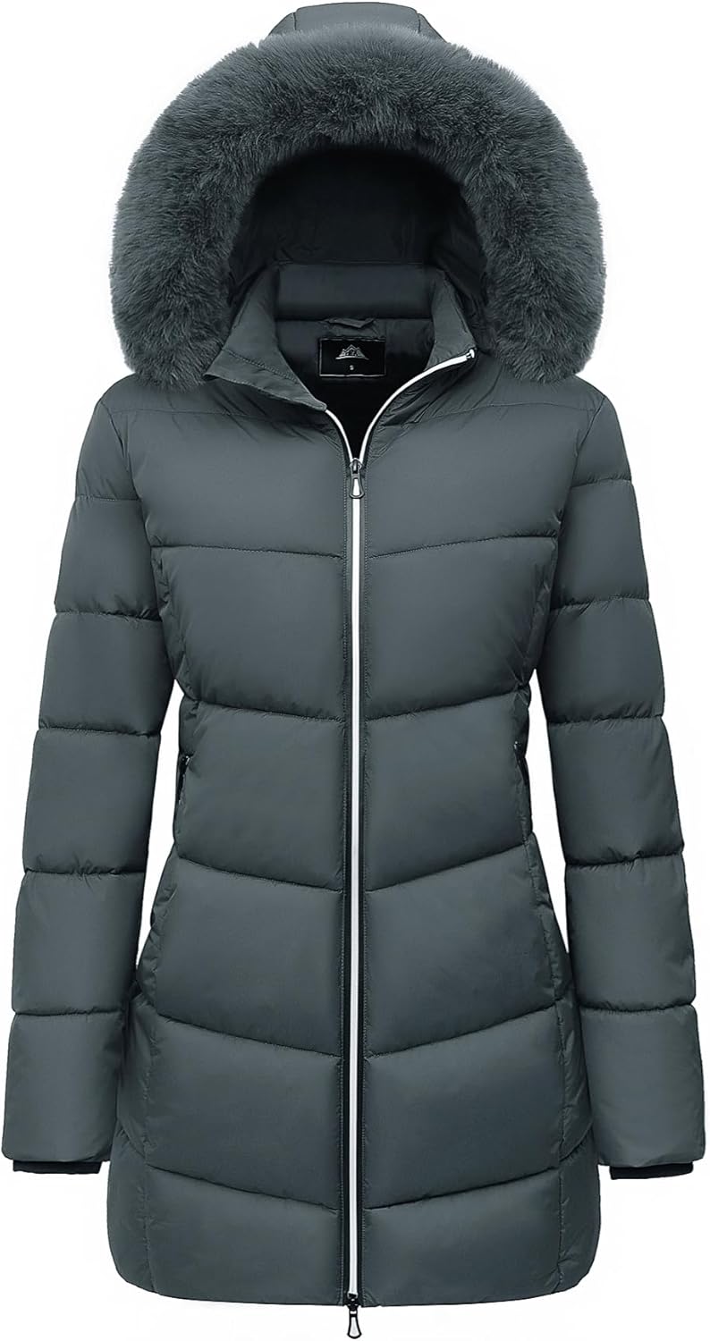 MOERDENG Women's Winter Windproof Warm Down Coats for Style