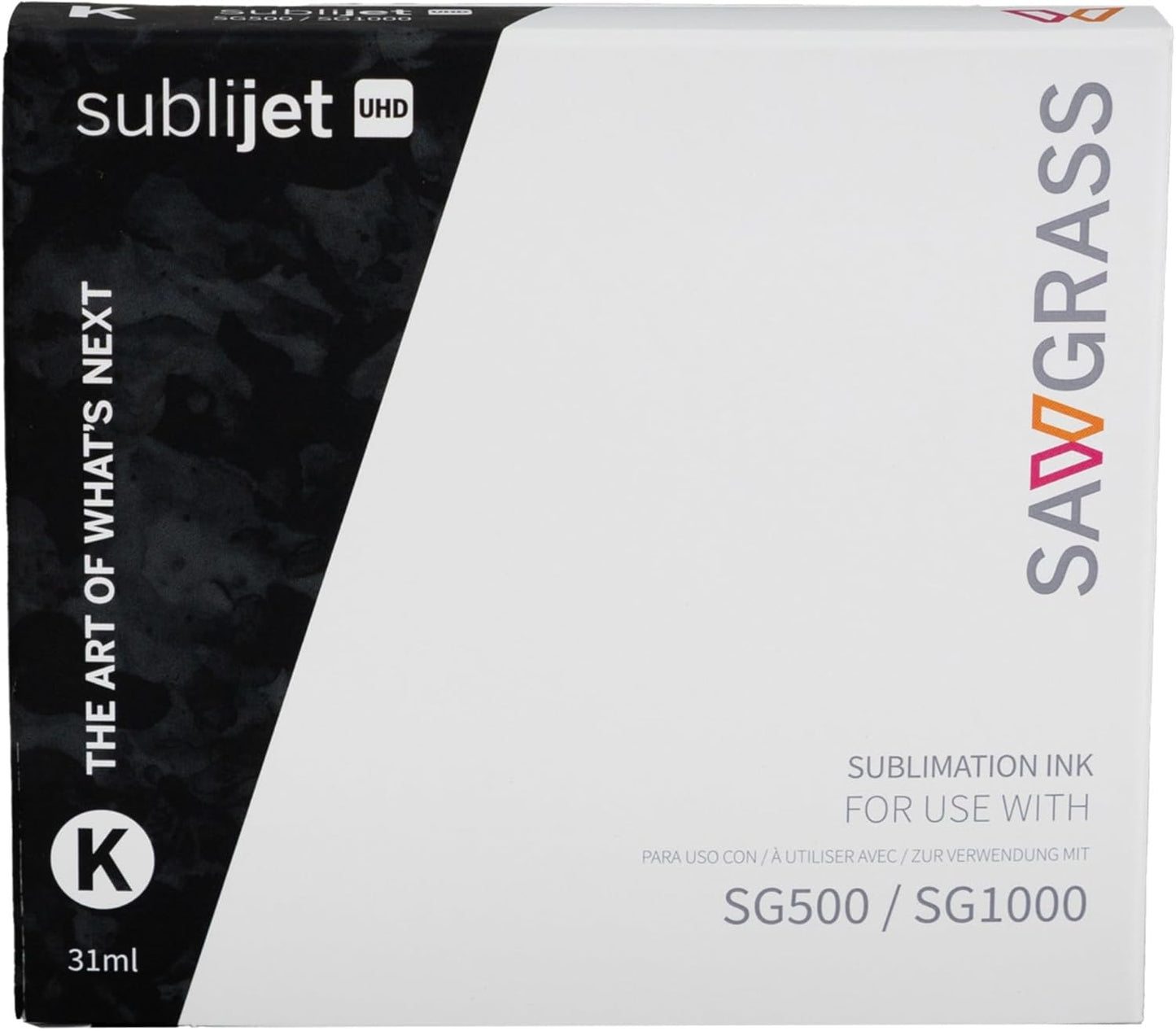 Sawgrass SubliJet UHD Black Ink Cartridge for Sublimation Printers