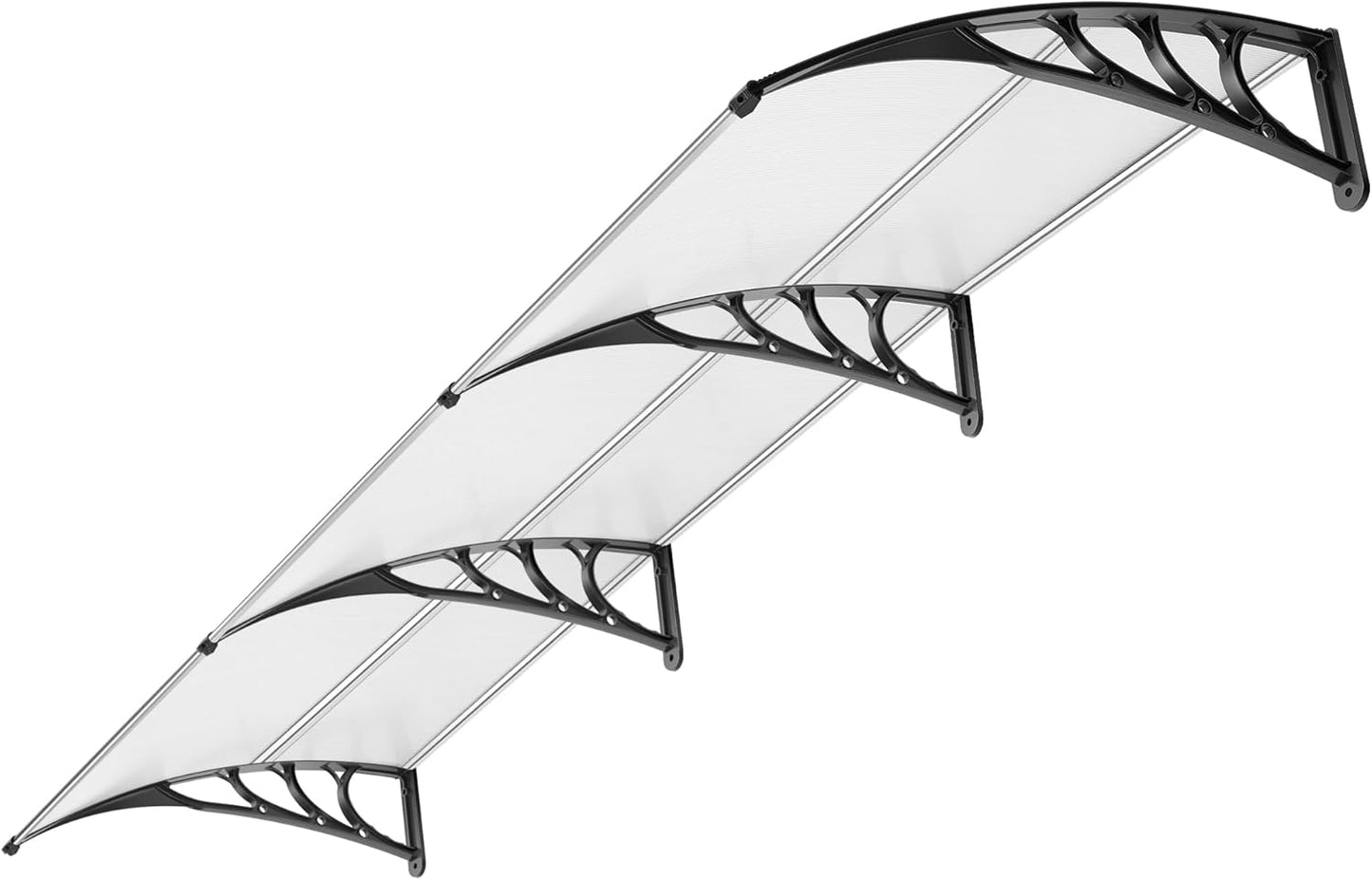 VIVOHOME Polycarbonate Window Door Awning for Weather Protection