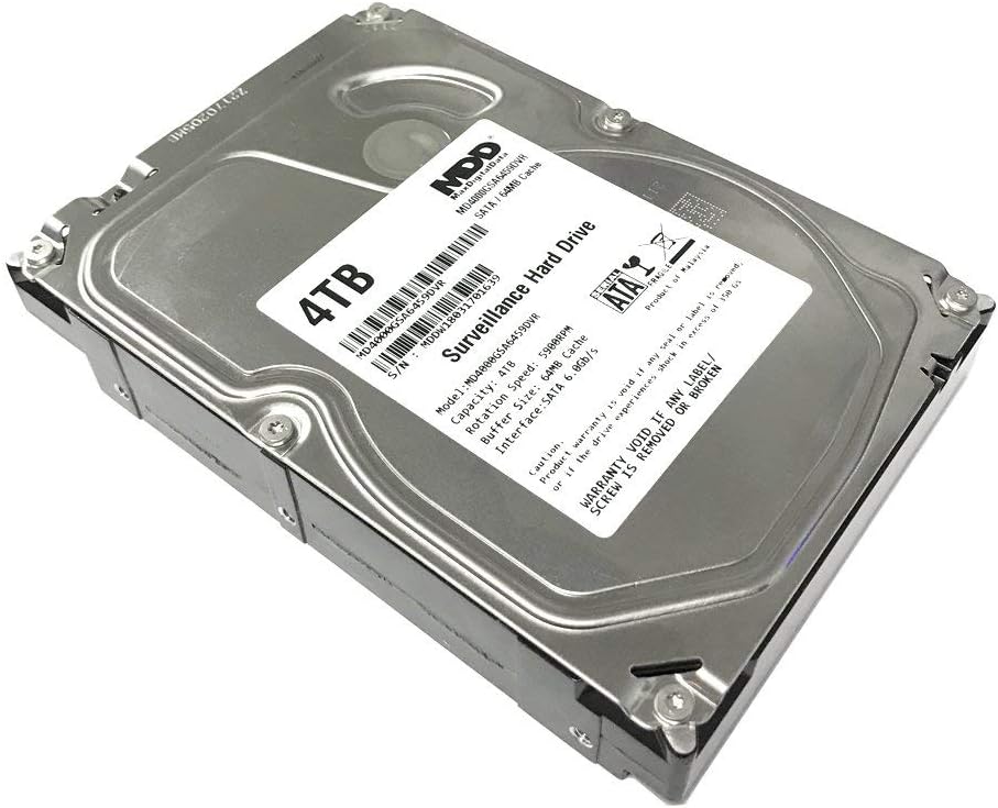 4TB Surveillance Hard Drive with 5900RPM and 64MB Cache