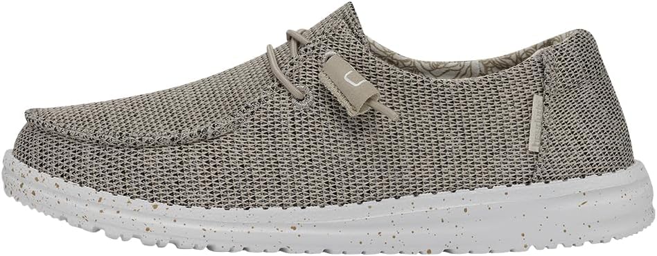 Hey Dude Women's Wendy Chambray Comfortable Lace Up Loafers