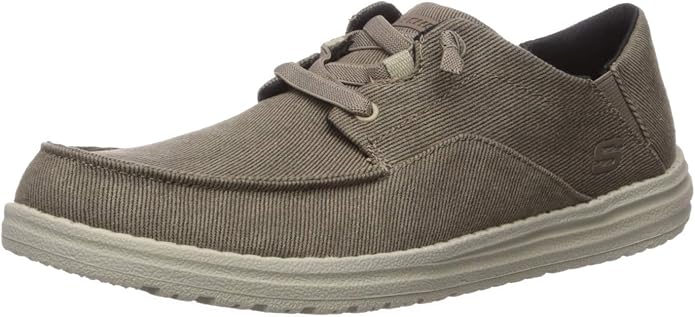 Skechers Men's Volgo Slip On Melson Canvas Moccasin Shoe Review