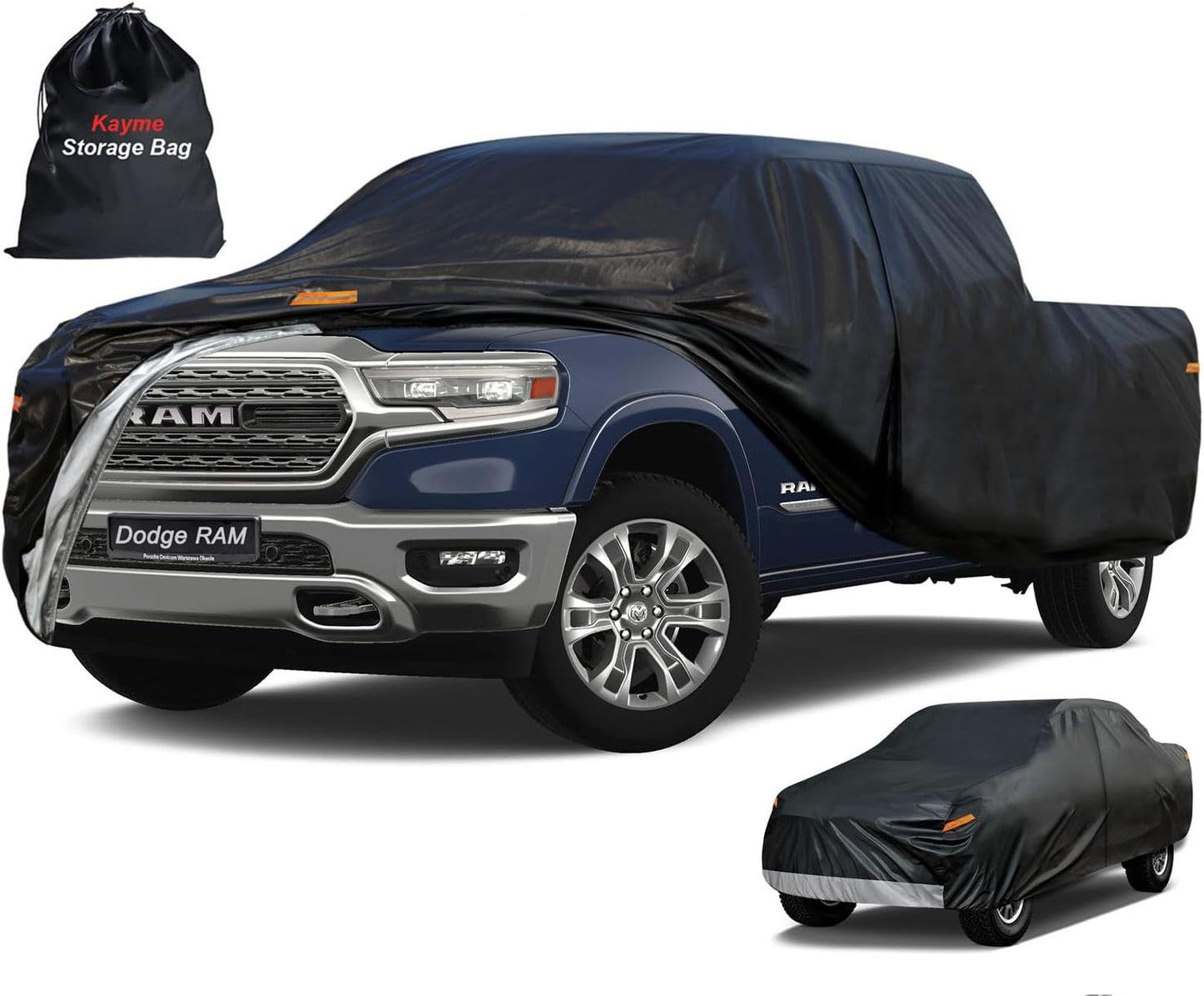 Custom Fit Kayme Truck Cover for Dodge Ram 1500 Crew Cab