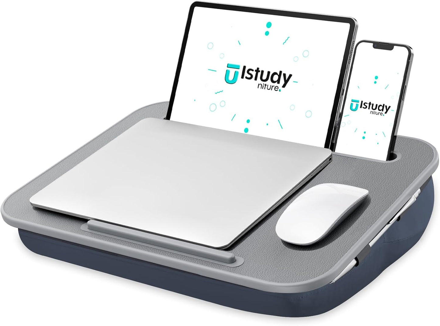 Portable Lap Desk for 15.6 Laptop - Enhanced Comfort & Organization!