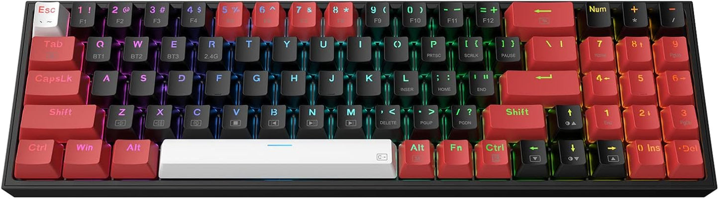 Redragon K628 PRO Wireless RGB Hot-Swappable Gaming Keyboard