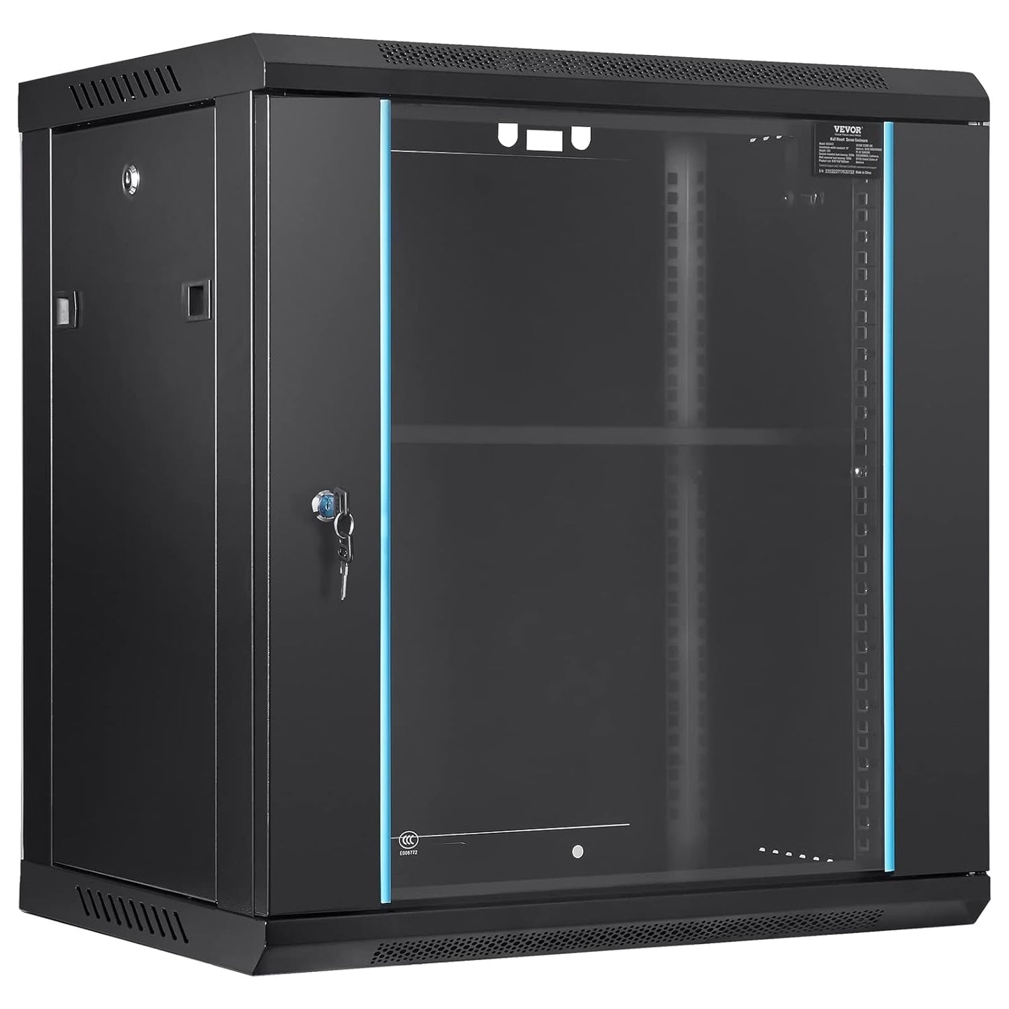 VEVOR 12U Wall Mount Network Cabinet for IT Equipment Storage