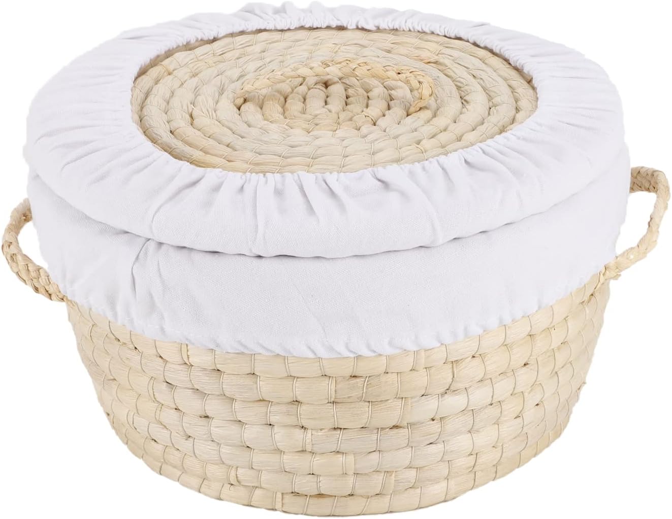 YAHUAN Round Bread Basket Serving Woven Sourdough Proofing Basket