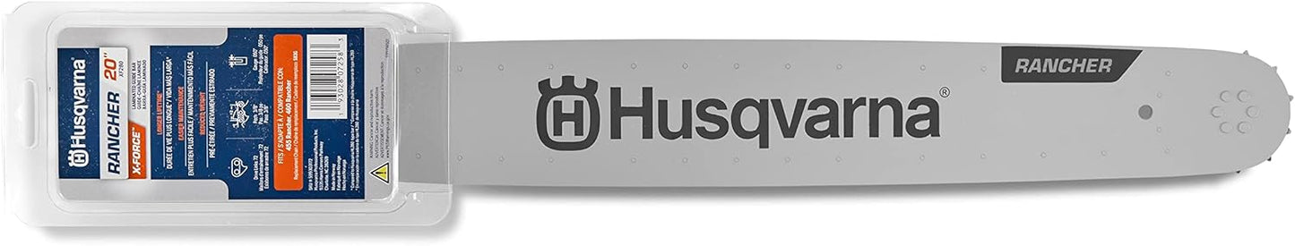 Husqvarna 20 Inch Chainsaw Bar for 455 and 460 Rancher Models