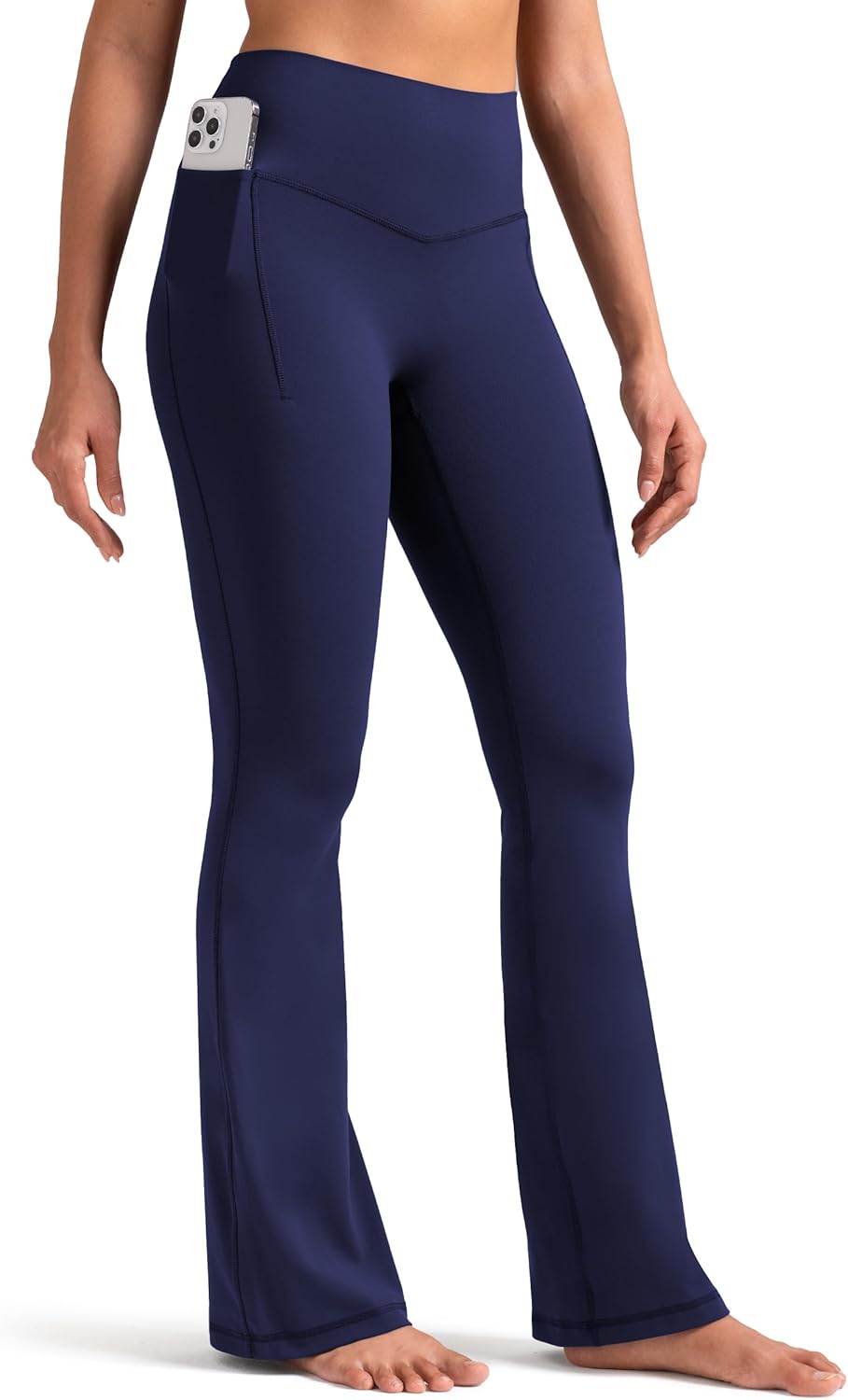 Colorfulkoala Dreamlux No Front Seam Flare Leggings for Women