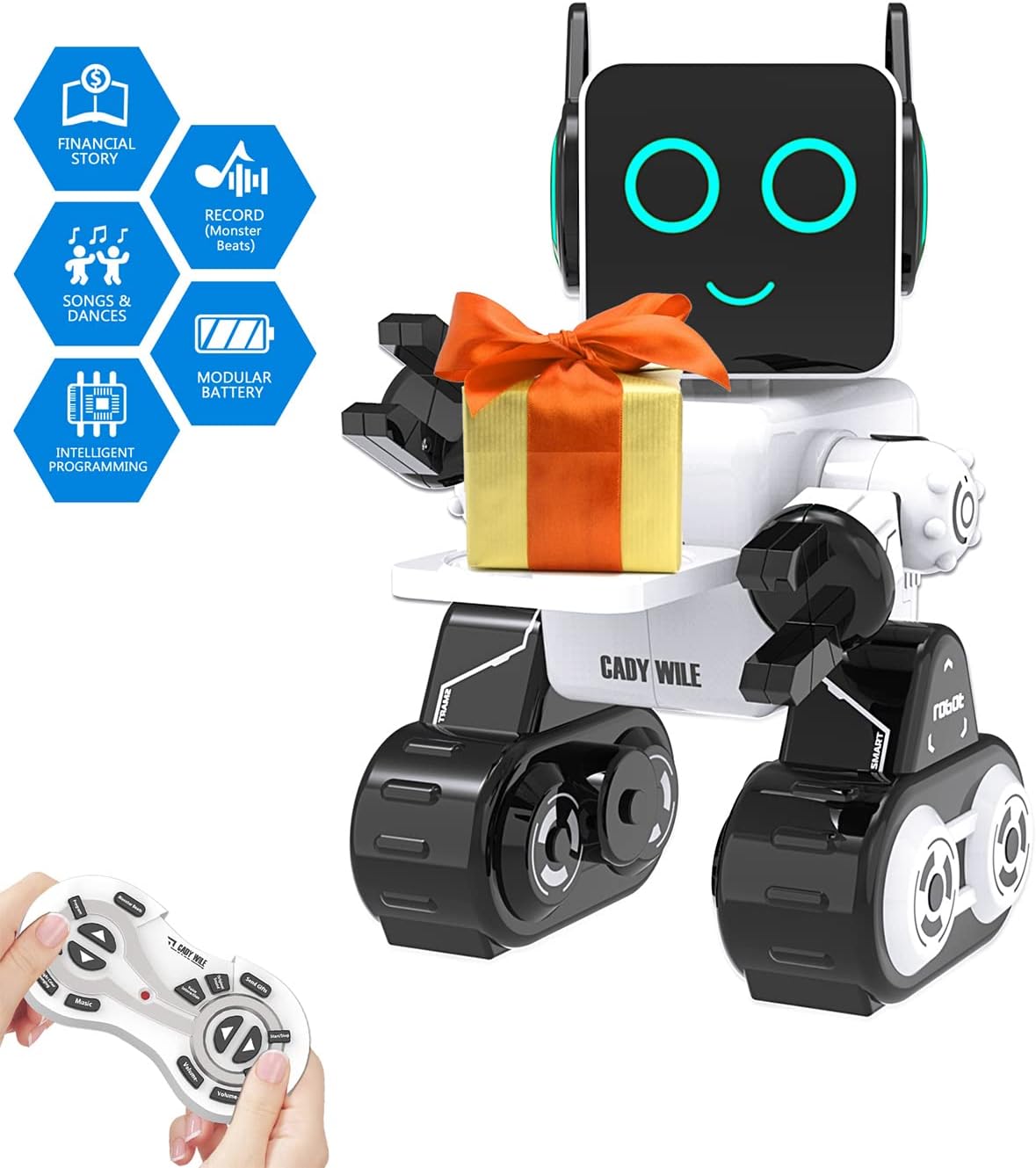 Smart RC Robot Toy - Touch & Sound Control, Programmable, Walking Dancing Singing