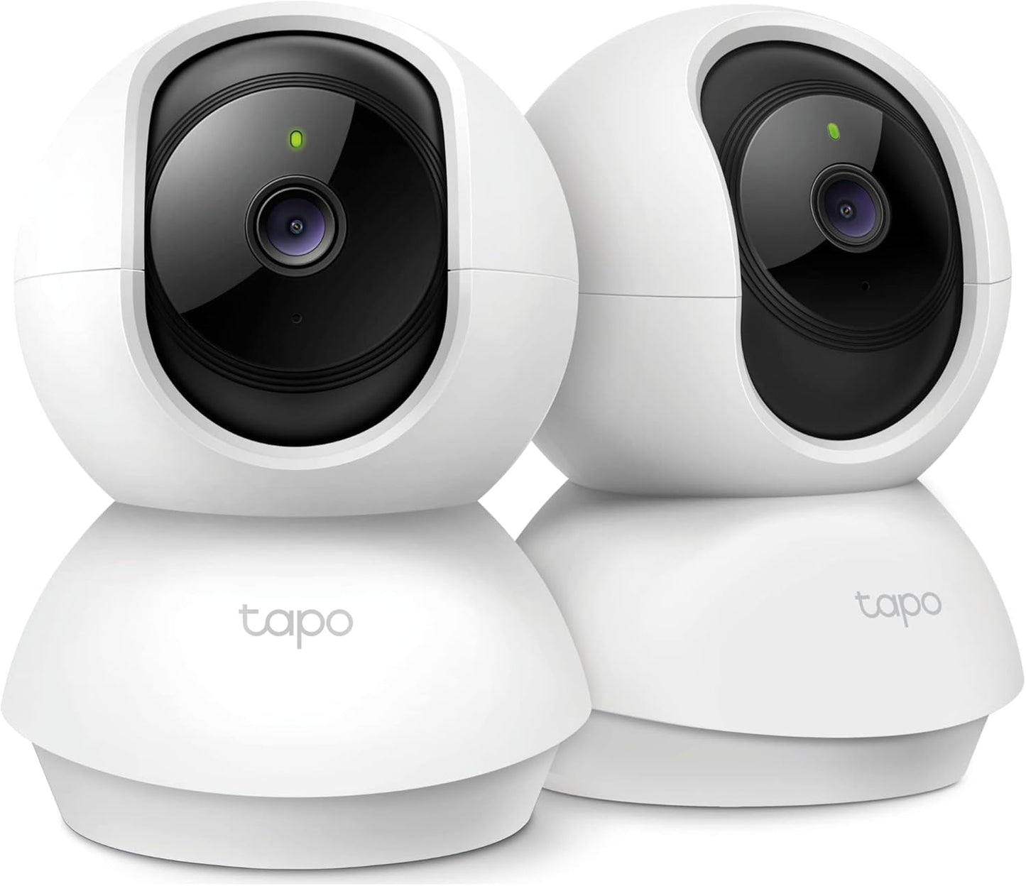 2-Pack TP-Link Tapo Baby Monitor Cameras - Motion Detection, 2-Way Audio, Night Vision