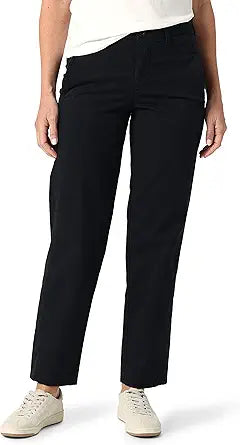 Lee Women's Ultra Lux Mid Rise Relaxed Straight Leg Pant Review