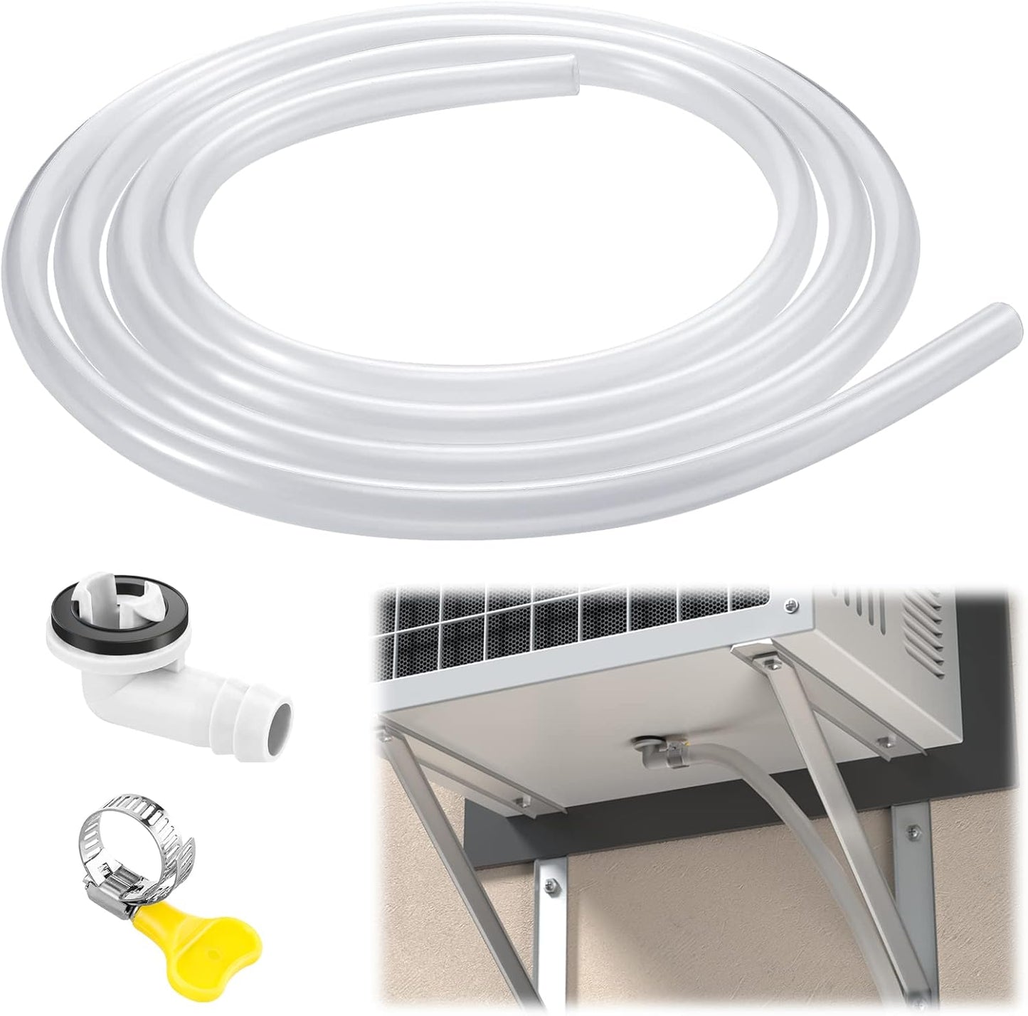 10ft Portable AC Drain Hose Connector by ANPHSIN