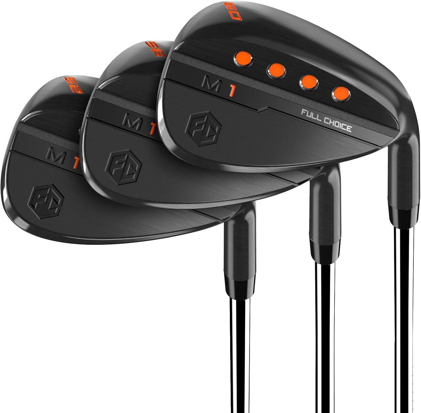 Golf Wedges with CNC Milled Face for Enhanced Spin and Control