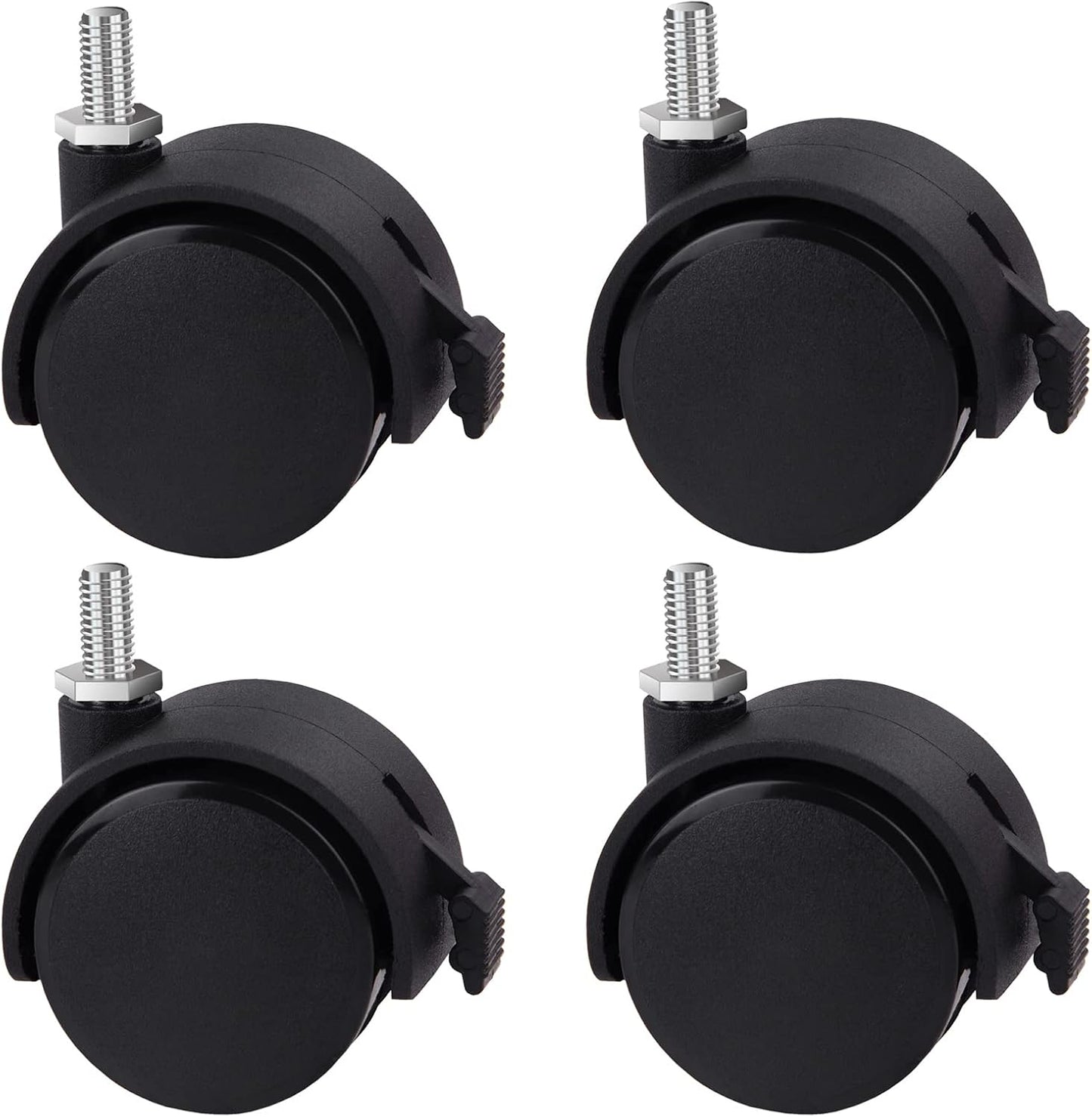 GuildreyTex Twin Caster Wheels: Locking Brake Upgrade!