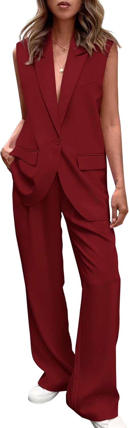 PRETTYGARDEN Women's 2 Piece Outfits for Business Casual Style