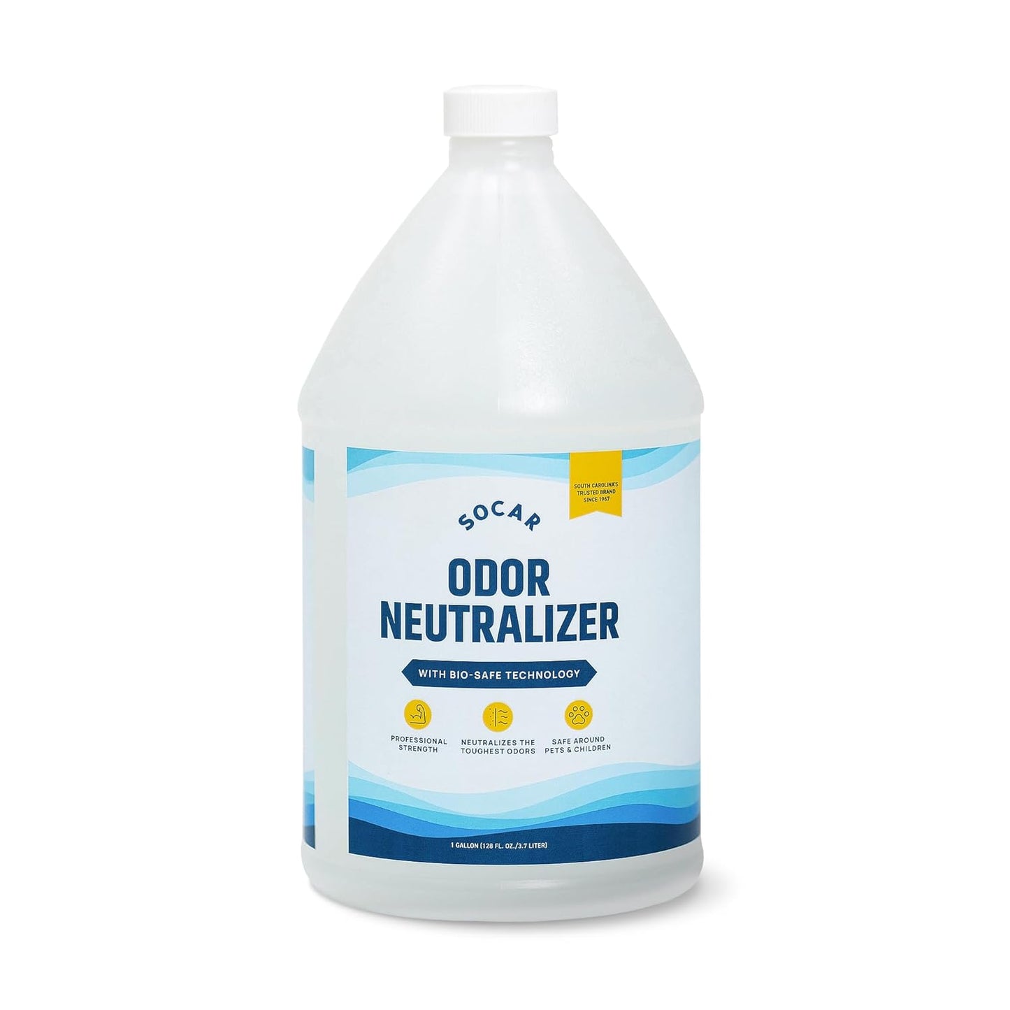 Socar Odor Neutralizer 128oz Liquid Refill for Home and Office