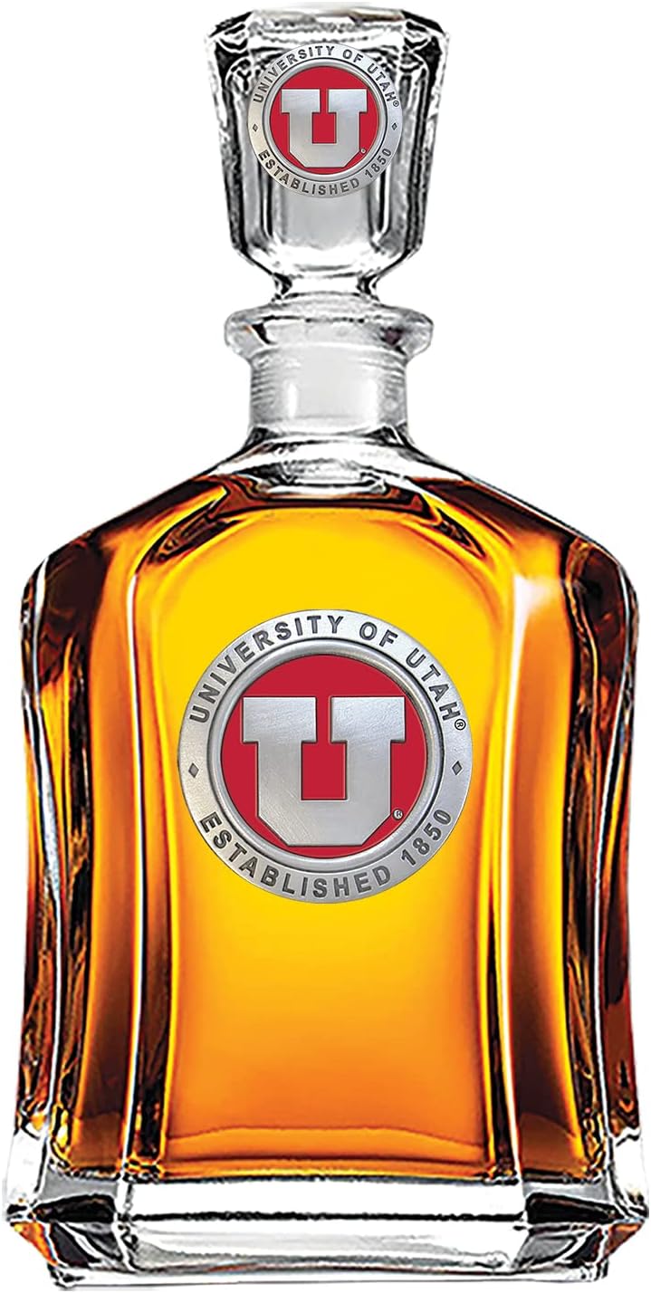 Heritage Pewter Utah Capitol Decanter - Perfect Gift for Fans
