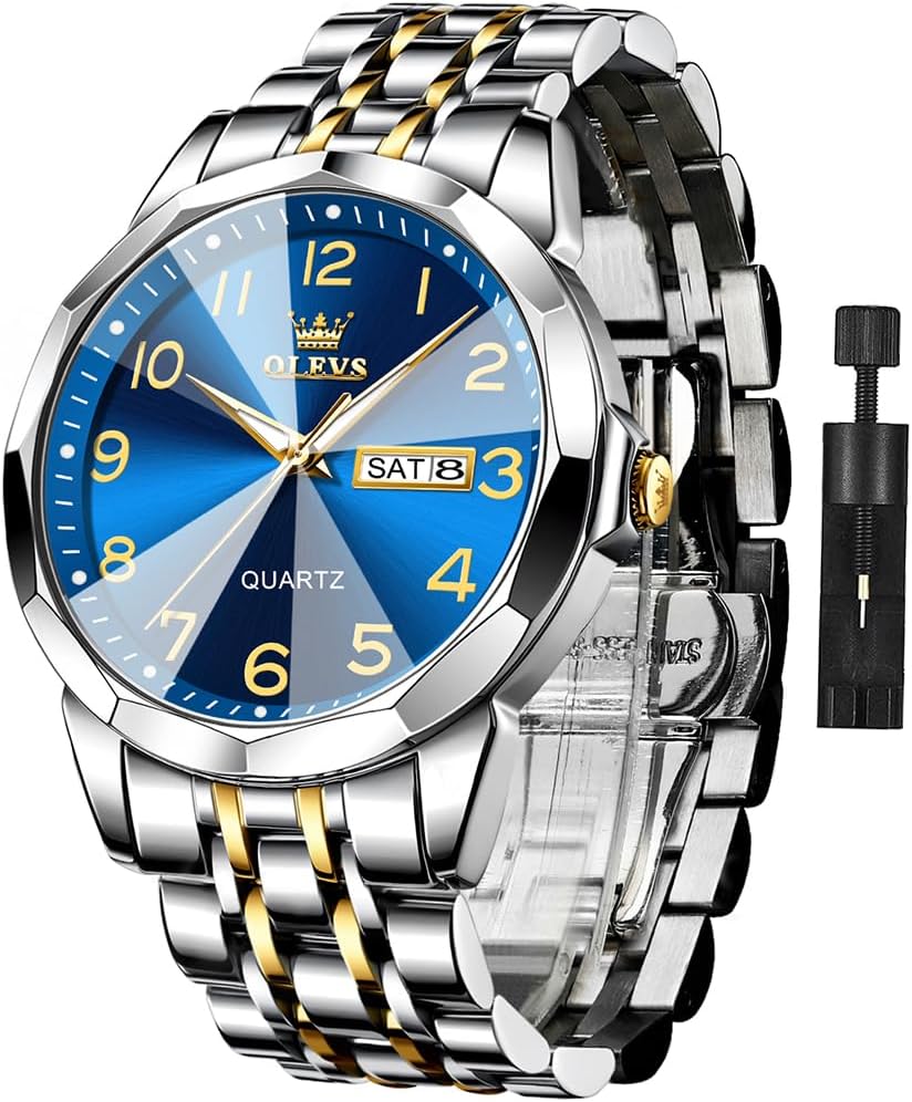 Diamond Date Luxury Watch by OLEVS