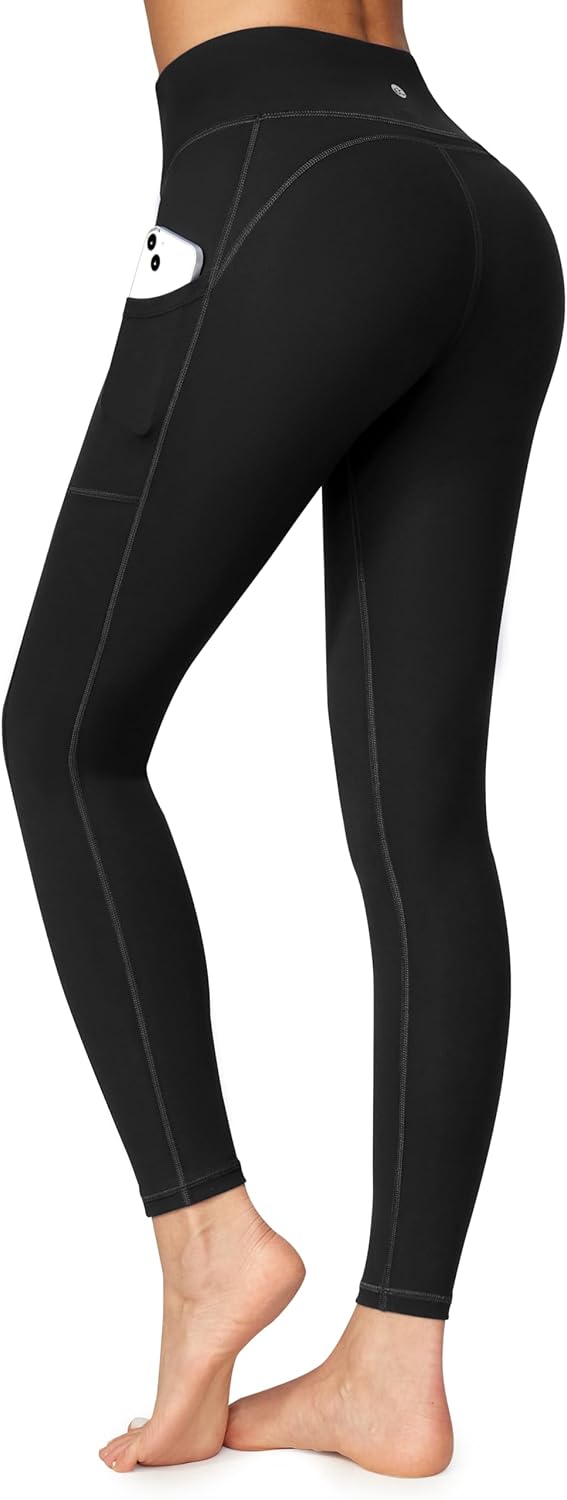 Ewedoos Tummy Control Yoga Pants - Pockets & Compression