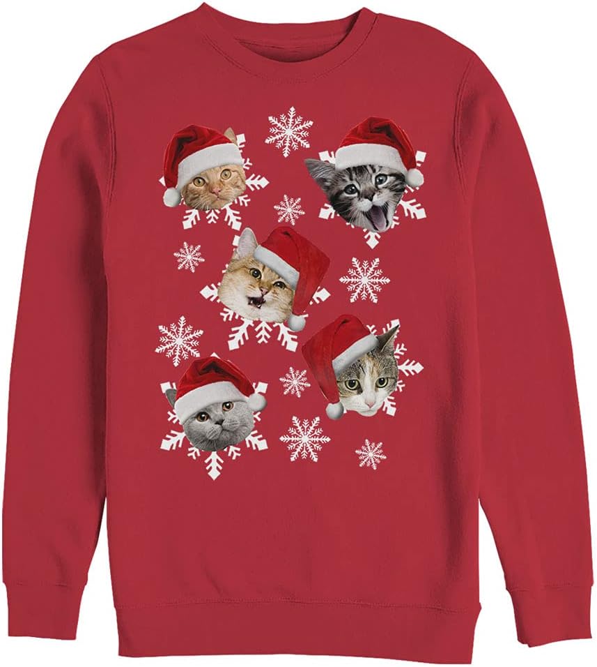 Cozy Christmas Cat Sweatshirt
