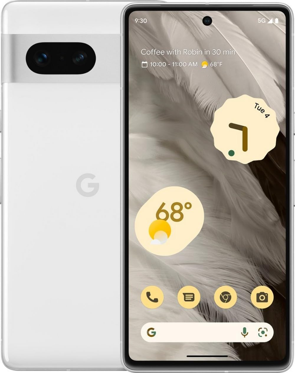 Google Pixel 7 5G Unlocked Smartphone - 128GB Snow Color