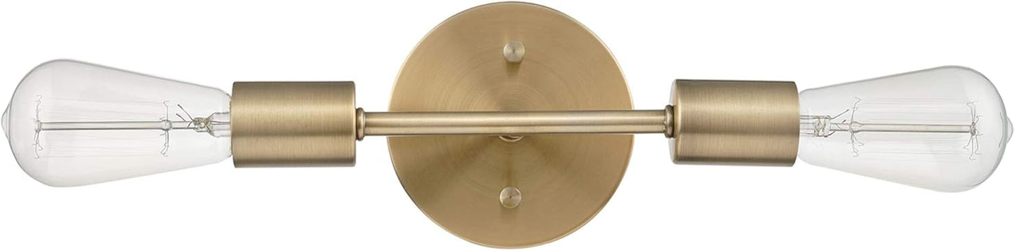 GLOBE Electric 2-Light Vanity Light for Glam Bathroom Style
