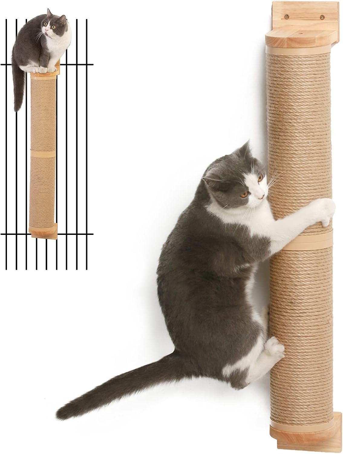 FUKUMARU Cat Scratching Post for Multi-Functional Use
