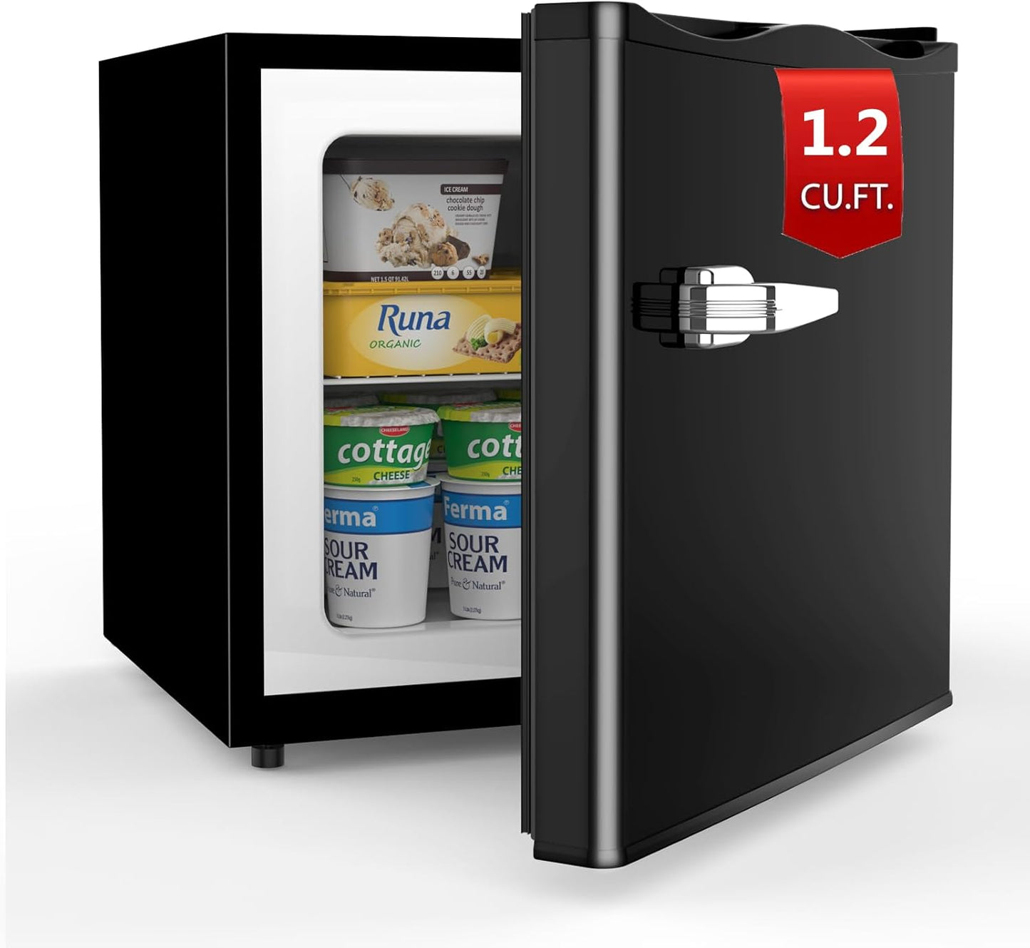 COWSAR Compact Mini Freezer: Efficient 1.2 Cu.Ft Storage Solution