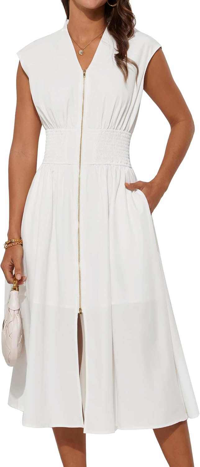 Womens Summer Casual Dress with Pockets for Work and Play