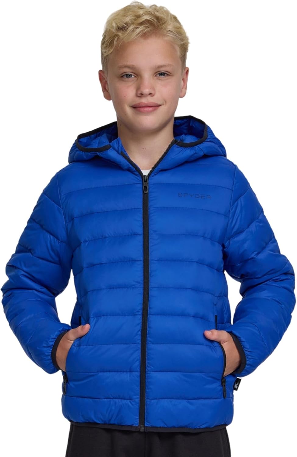 Spyder Boys Puffer Jacket - Lightweight Insulated Winter Coat