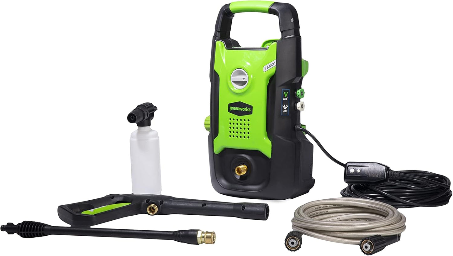 Greenworks 1500 PSI Pressure Washer for Powerful Cleaning