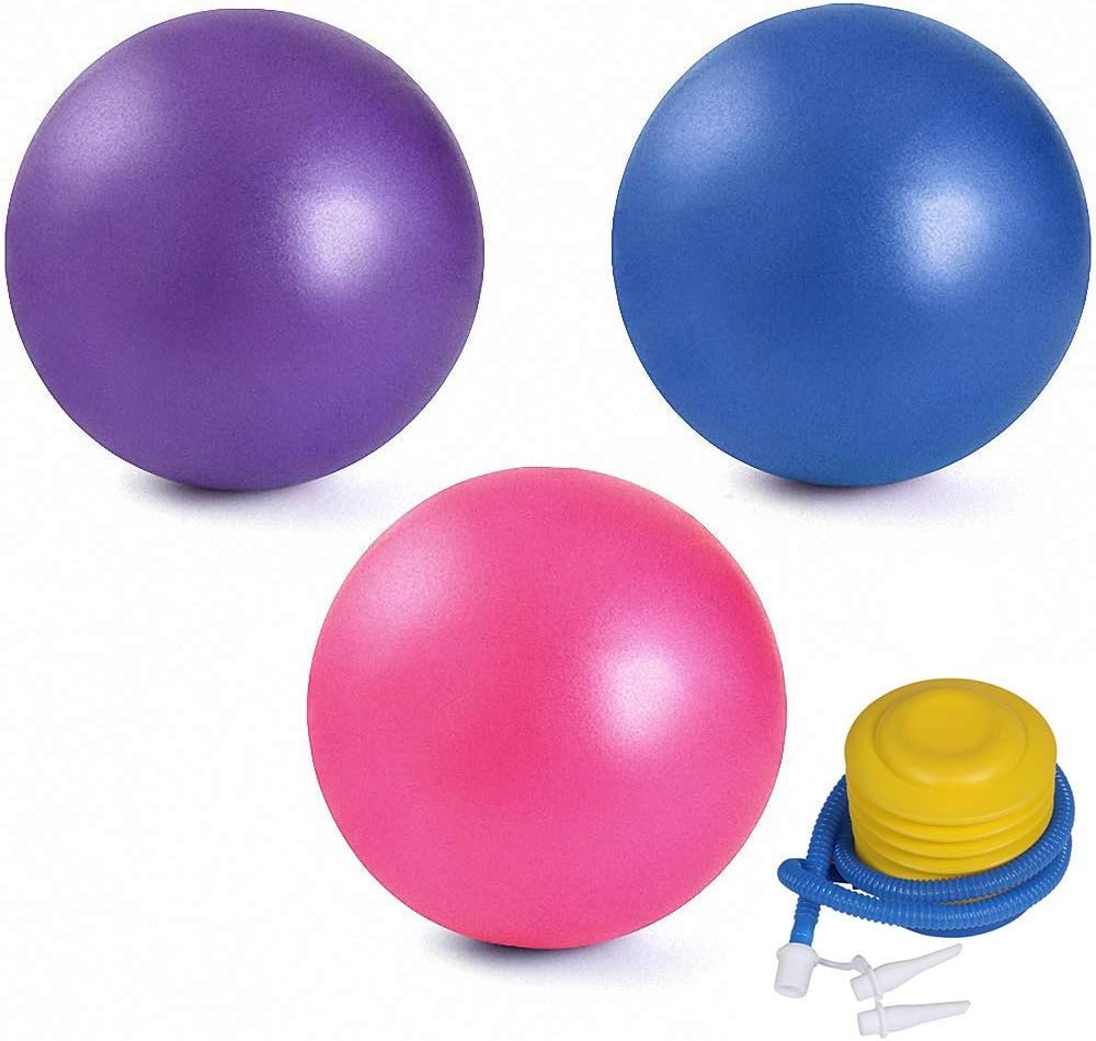 3-Pack Mini Exercise Balls for Fitness & Therapy