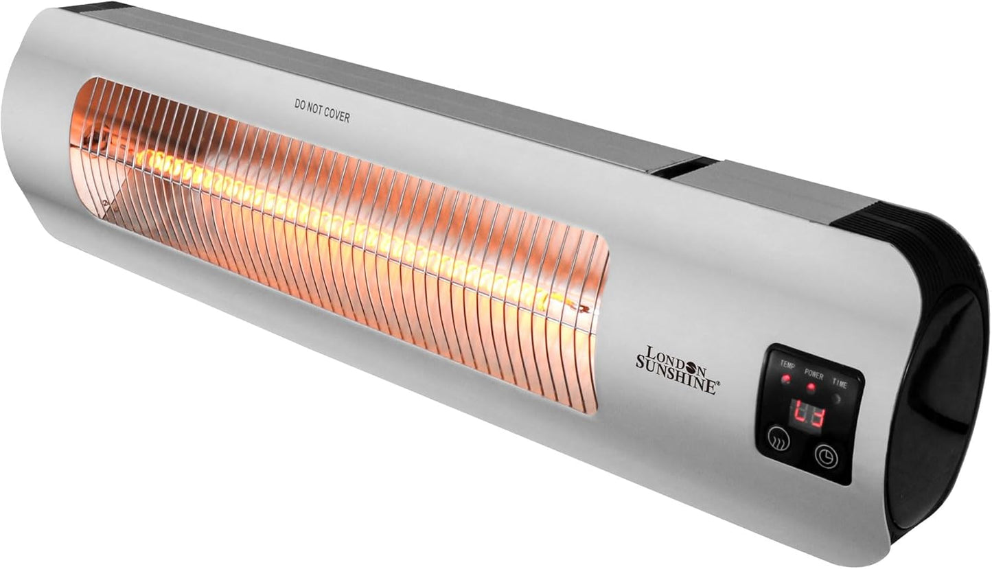 London Sunshine: Waterproof Infrared Heater 1500W - Efficient Indoor/Outdoor Heating