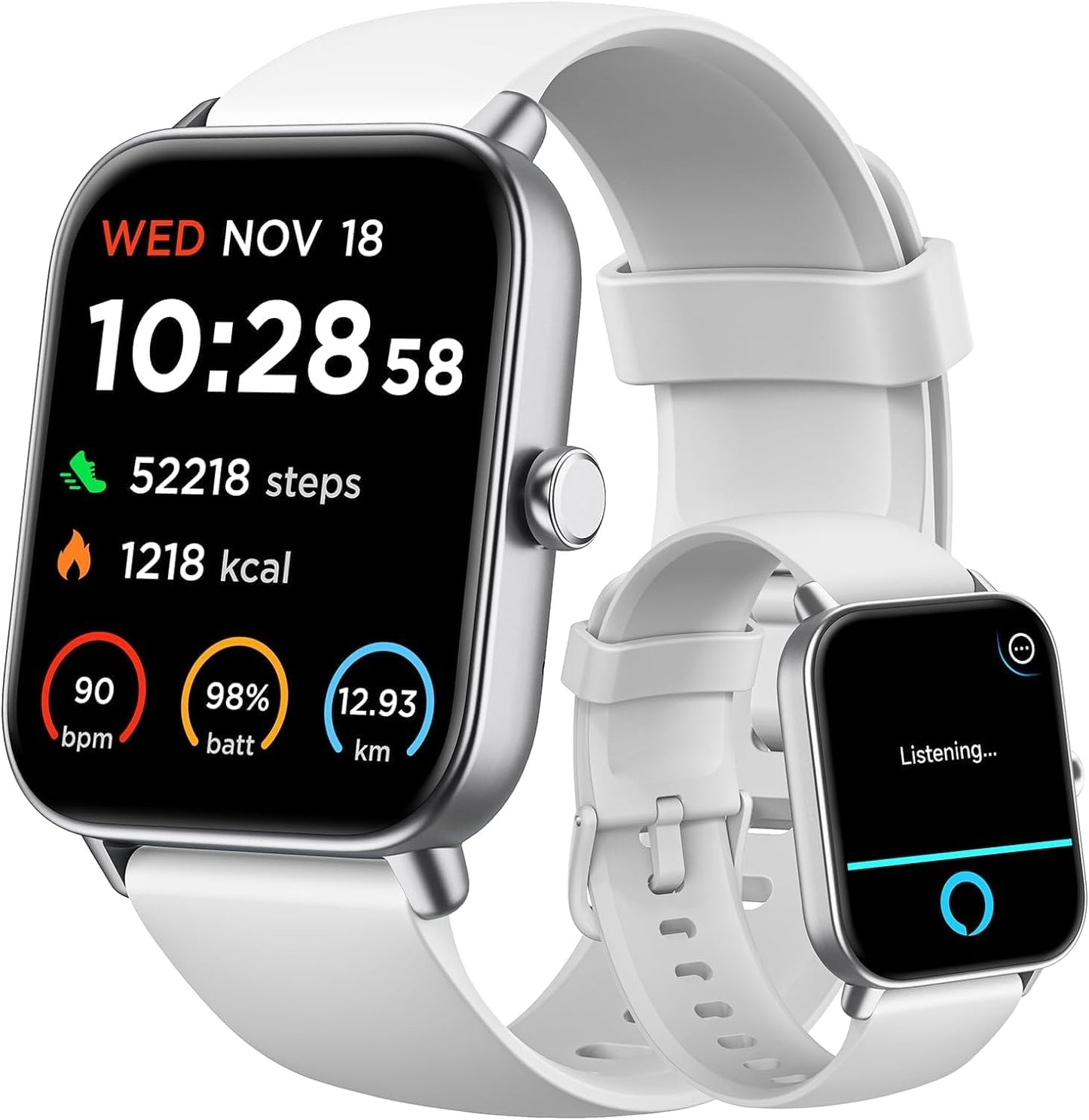 1.91 Smart Watch - Alexa Built-in, Answer Calls, 100 Sports Modes