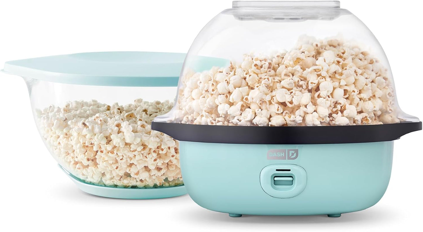 DASH SmartStore Deluxe Popcorn Maker - Effortless Stirring & Serving in Style!