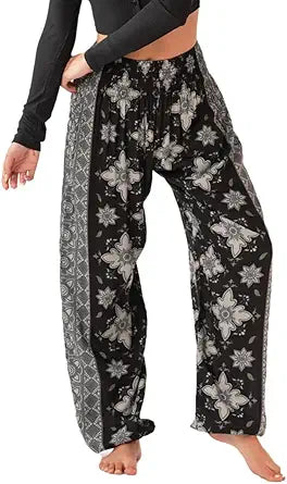 Lotus and Luna Women's Harem Pants for Beach and Lounge Style