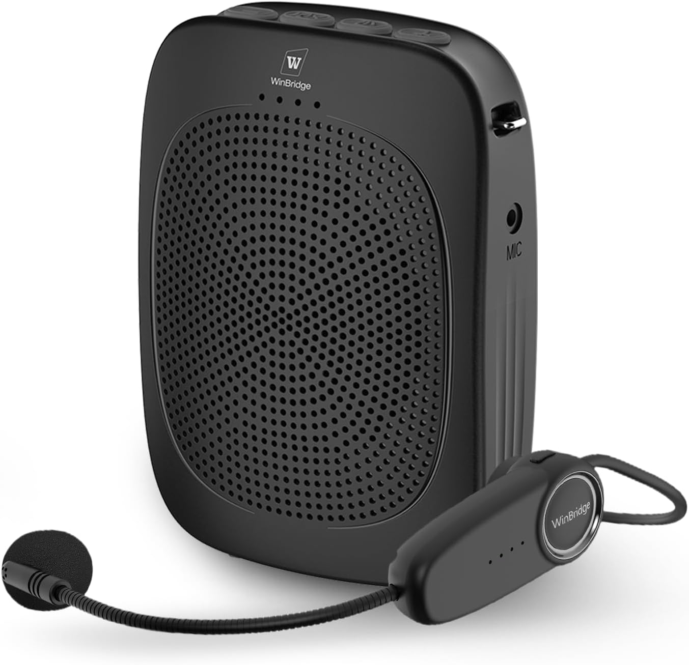 Wireless Voice Amplifier with Headset Microphone for Teachers