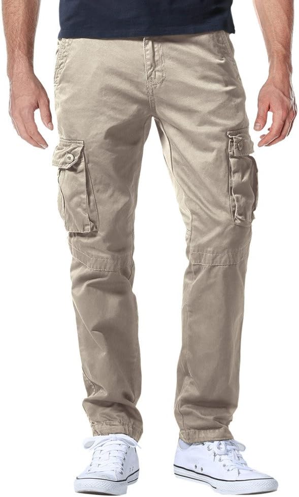 Match Men's Casual Wild Cargo Pants for Outdoor Adventures