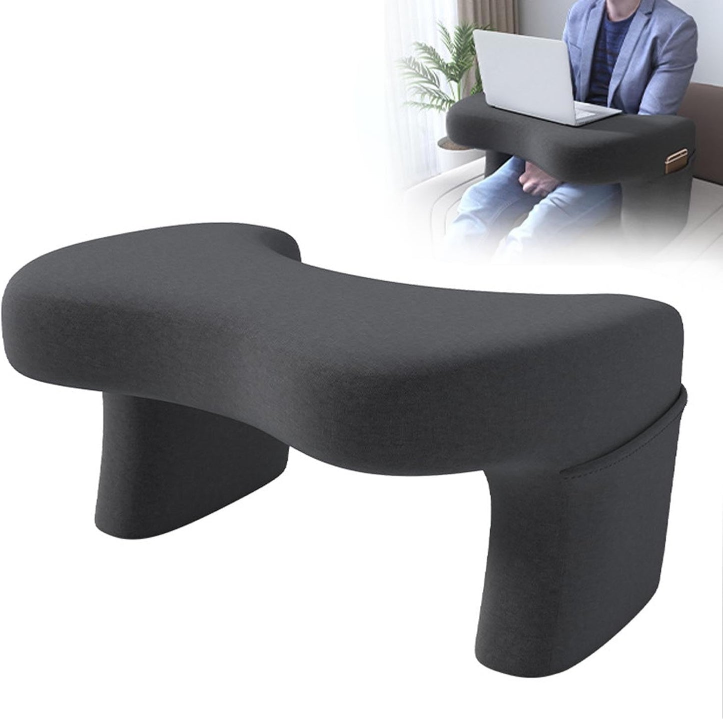 Versatile Grey Lap Pillow for Ultimate Comfort