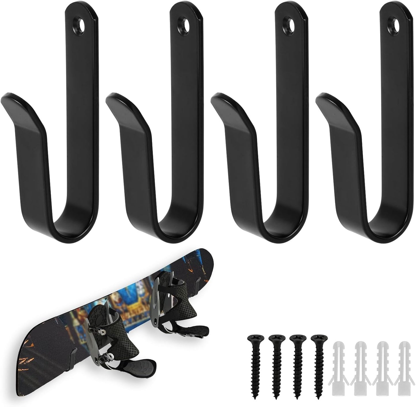 Space-saving Snowboard Wall Mount - Organize with Style!
