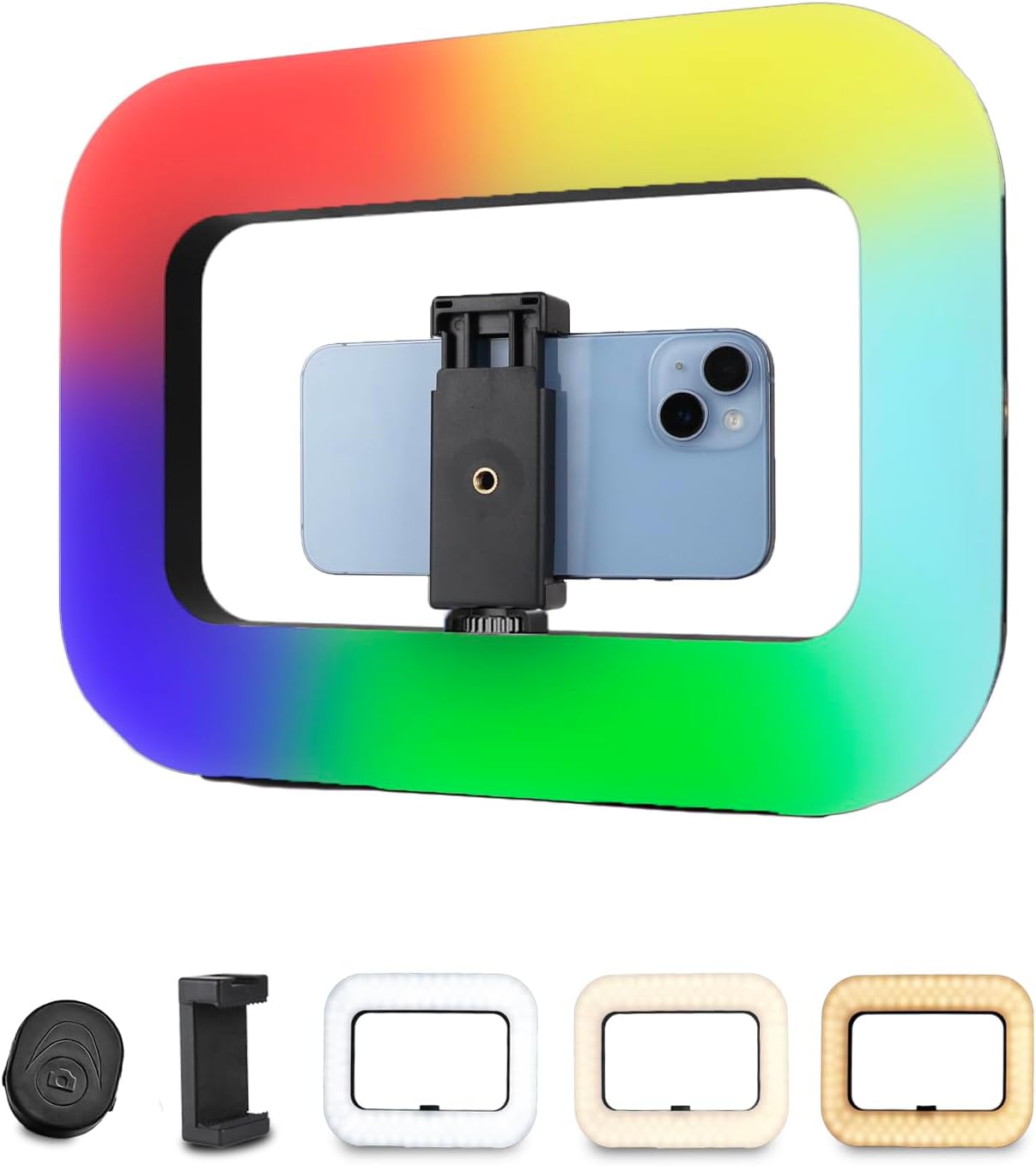 Phone Ring Light for Video Recording and Smartphone Rig