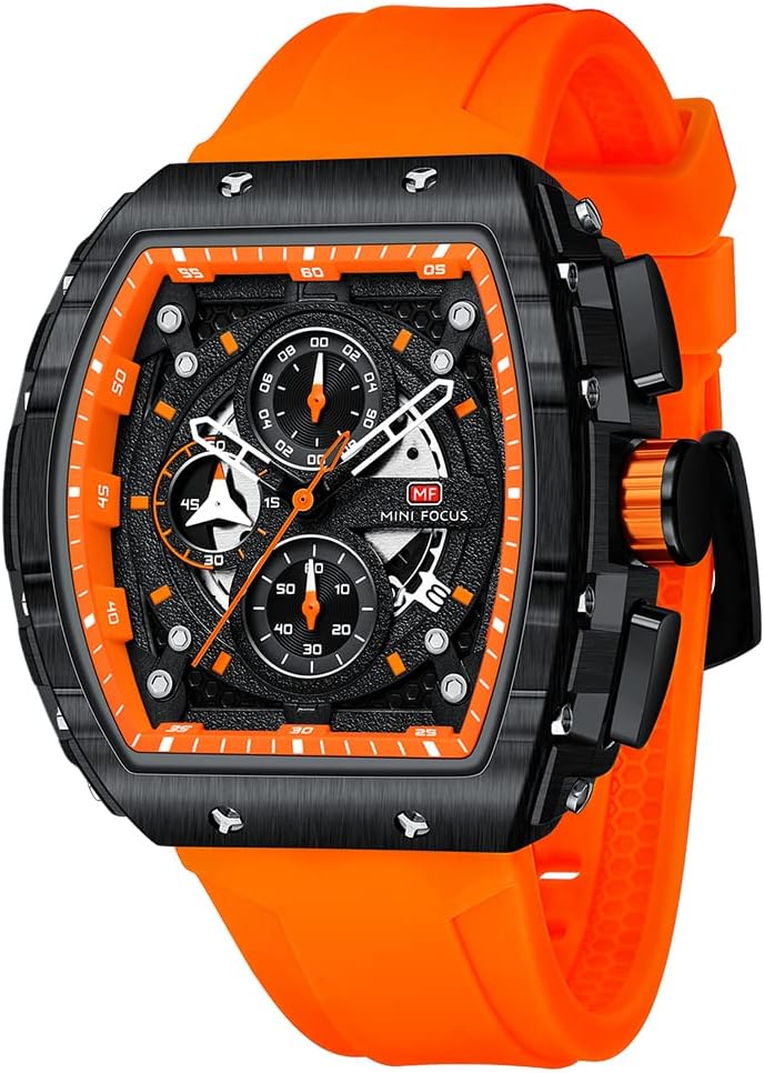 Mini Focus Men's Watch: Stylish Sport Chronograph Timepiece