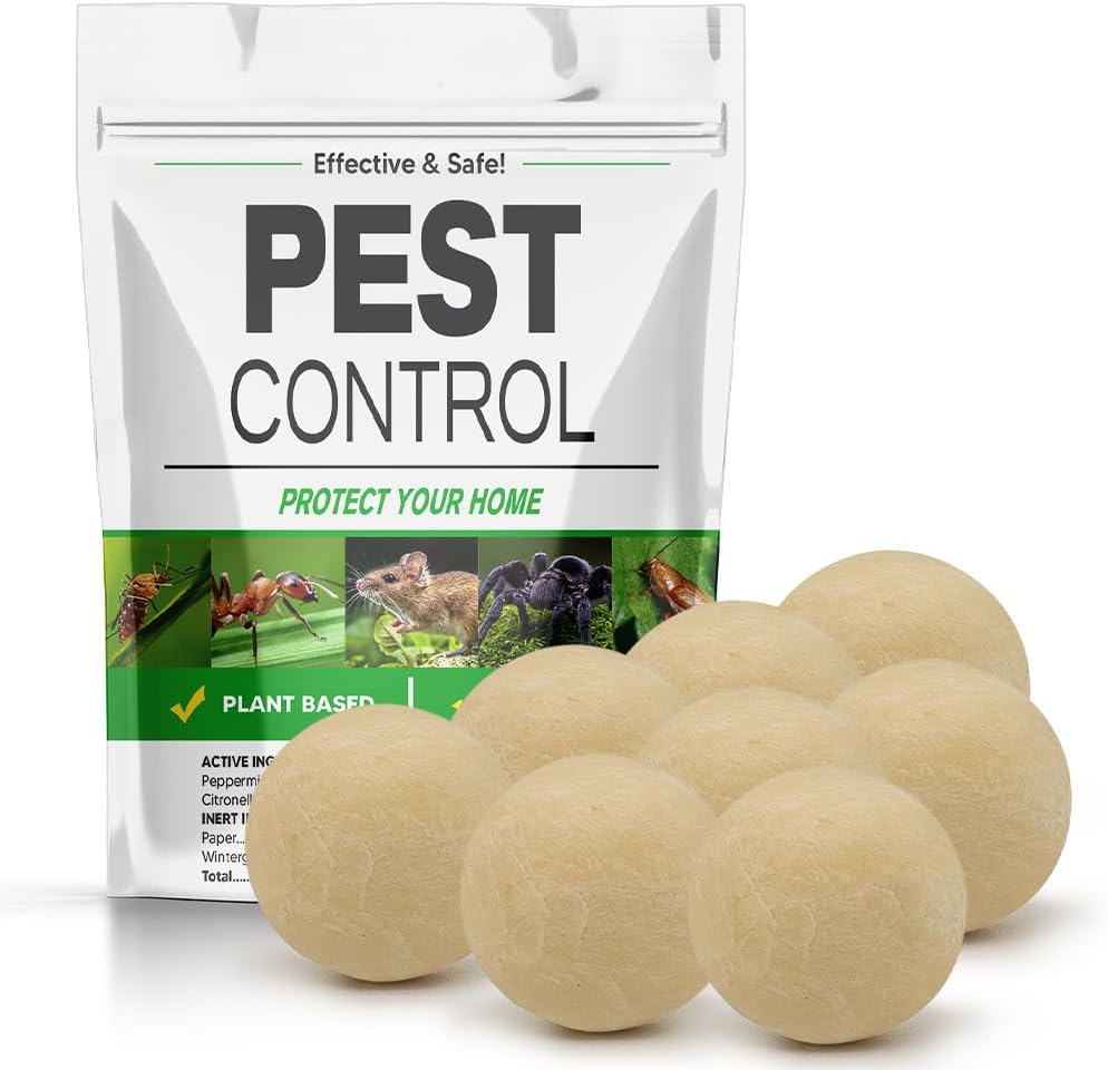 Peppermint Pest Control Balls - Repel Rodents & Bugs!
