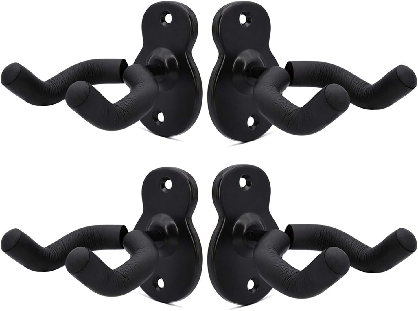 WOGOD Guitar Wall Hangers - Securely Store 4 Guitars!