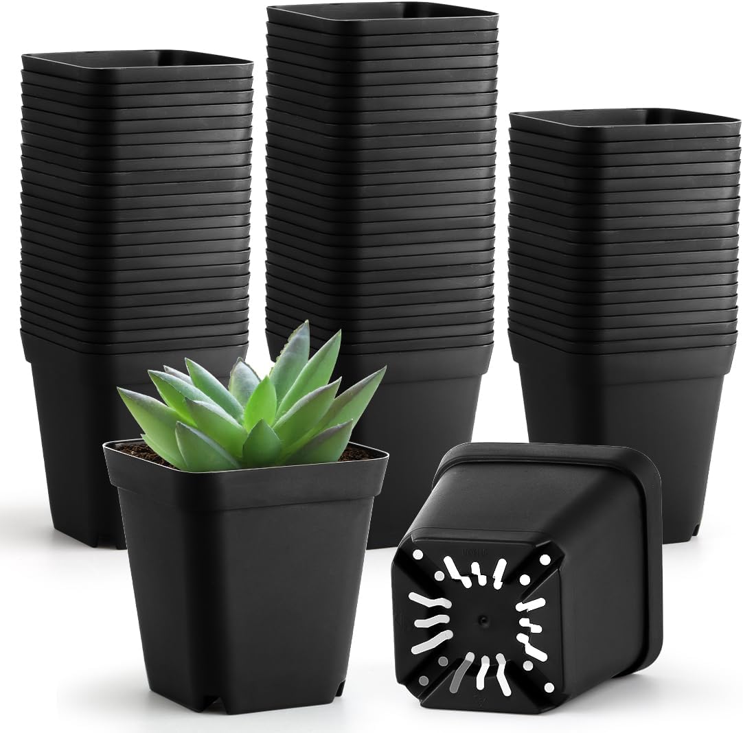 Small Plant Pots 3.5 Inch for Seedlings and Succulents