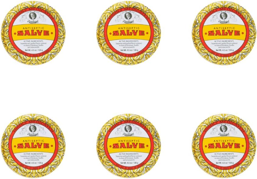 Rawleigh Antiseptic Salve in Iconic Yellow Tin for Healing